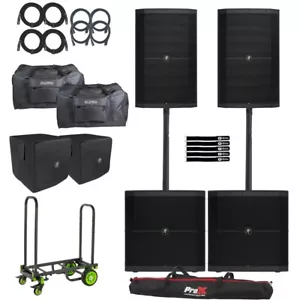 Mackie THUMP215 15" Powered Active DJ Pro Audio Speakers w 18" Subwoofers Pair - Picture 1 of 12