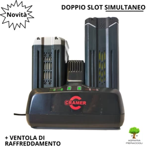 Nuevo Cargador 82V Cramer/Greenworks 82C2 2 Slots + Ventilador De Refrigeración - Imagen 1 de 3