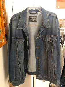 NEW WITH TAGS =  Levi's Men's Trucker Jacke Blue 3X-Large - Picture 1 of 4