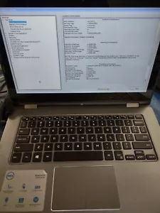 Dell Inspiron 13-7353 13.3" i7-6500U@2.5GHz 4GB RAM NO OS/SSD *BIOS/Read* C1187 - Picture 1 of 16