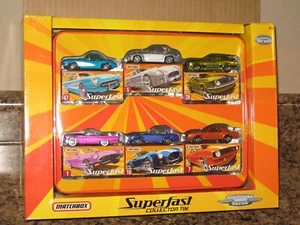 2005 Matchbox Superfast Exclusive Decos 6-Car Collector Tin Ford Chevy Shelby - Picture 1 of 5