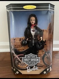Mattel Harley Davidson Barbie Puppe 1998 Neu NRFB #22256 - Bild 1 von 2