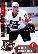 2000-01 Kansas City Blades #4 Zenith Komarniski