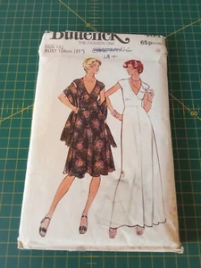 4541 Cross Bodice Evening Dress Size 18 1/2 Vintage Butterick Sewing Pattern - Picture 1 of 2