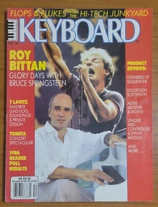 VINTAGE KEYBOARD MAGAZINE DEC '86. ROY BITTAN, SOUNDPAGE RECORD INCLUDED, MORE! - Bild 1 von 12