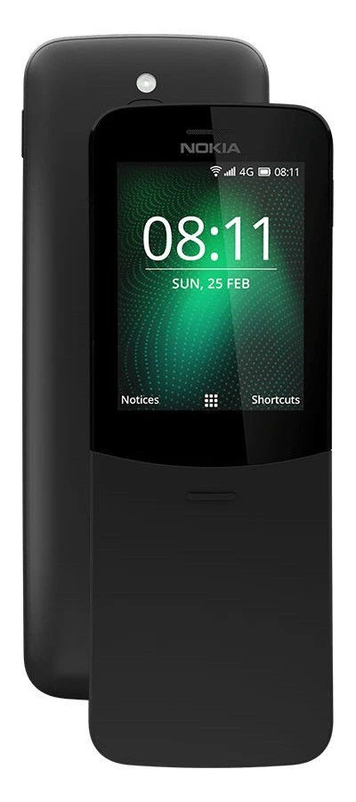 Nokia 8110 4G - 4 GB - Black (Unlocked)