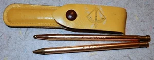 Vintage Miniatur Alitalia Kugelschreiber und Druckbleistift Set & Etui - Bild 1 von 3