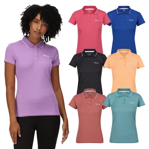 Regatta Womens Maverick IV Polo Shirt Golf Ladies Jersey Top PLUS SIZES RRP £25 - Picture 1 of 90