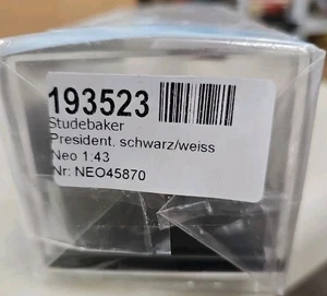 Neo Scale Models, 1956 Studebaker President, 1/43. See Ad. Box Only (14i) - Picture 1 of 5