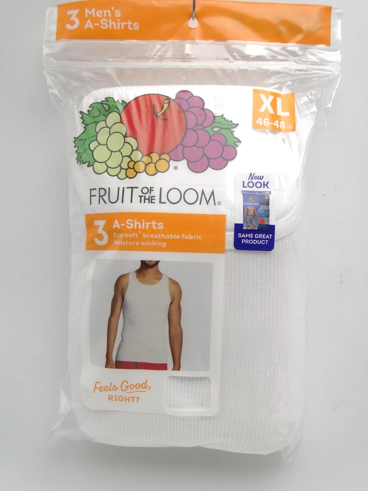 Vintage 1989 Fruit of The Loom Athletic a Shirts Ribbed Tank Top Sz XL 46 48