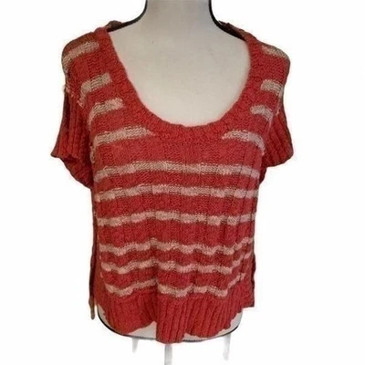 Free People striped cropped sweater - Image 1 of 4