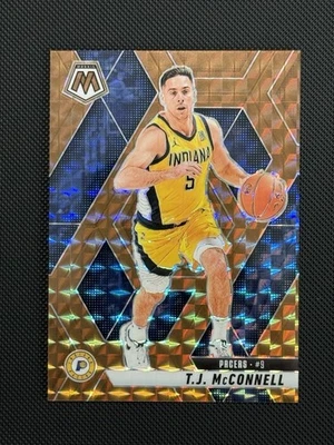 2024-25 Panini Mosaic Bronze Mosaic Prizm /75 TJ McConnell #129 - Image 1 of 2