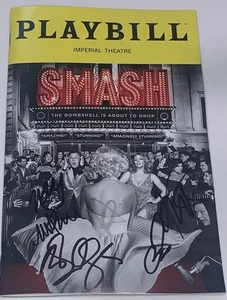 Smash Cast signiert Broadway Spielzettel Musical Bombe - Bild 1 von 6