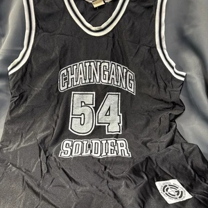 Vintage Authentic John Cena Chain Gang Soldier # 54 WWE Basketball Jersey XXL - Picture 1 of 15