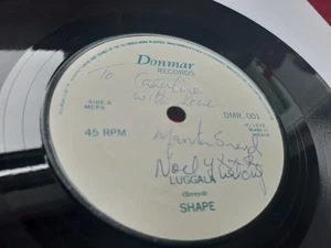 SHAPE (IRISH BAND) - NICE IRISH 7" 45 - LUGGALA - DONMAR RECORDS - SIGNED -1978 - Picture 1 of 8