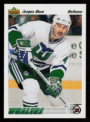 Jergus Baca 1991-92 Upper Deck #425 Hartford Whalers Hockey Card - Image 1 of 2