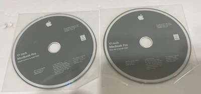 MacBook Pro OS X Install Disc 1 & 2 Version 10.5.2 2008 OEM - Image 1 of 3