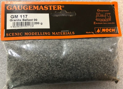 GAUGEMASTER NOCH GM117 200g OO SCENIC MODELLING MATERIALS GRANITE BALLAST - Image 1 of 2
