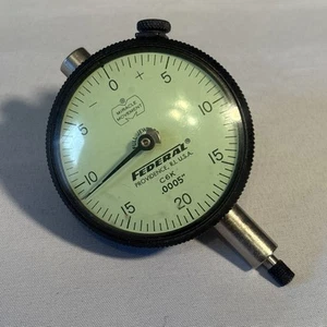 Federal Dial Indicator Jeweled C6K .0005 with Lathe Excellent - Picture 1 of 5