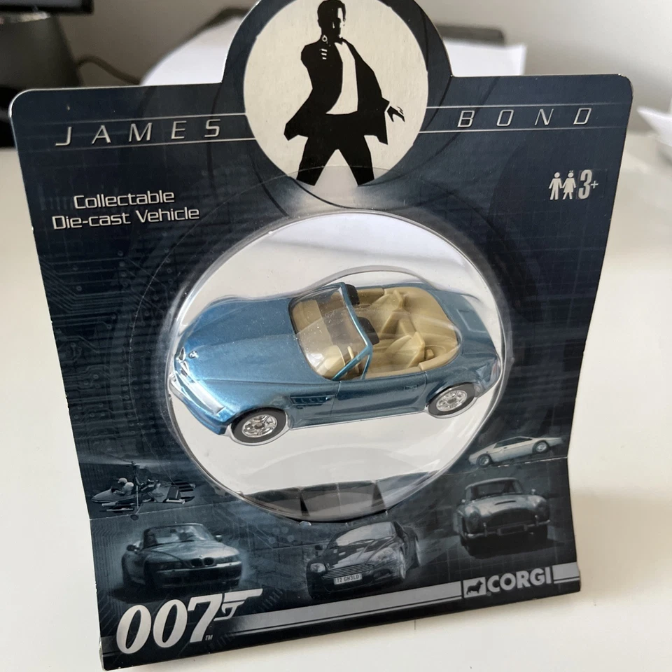 Corgi James Bond 007 BMW Z3 Die Cast Car Goldeneye Blister Pack TY99502 - Image 1 of 4