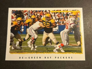 1995 Topps falta lámina en blanco a prueba de espalda Reggie White Packers - Imagen 1 de 2