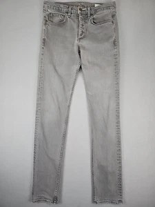 Rag & Bone Jeans Men's 30x32.5 Gray Standard Issue Fit 2 Slim Leg Stretch Denim - Picture 1 of 8