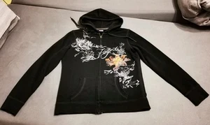 Esprit Sweat Jacke m. Kapuze Gr. M mit Motiv vorn und hinten und Strass/Glitzer  - Bild 1 von 19