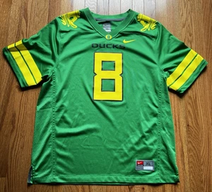Herren Nike Oregon Ducks Fußball Trikot #8 Marcus Mariota Grün Größe XL - Bild 1 von 7