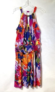 Vestido Suzi Chin for Maggy Boutique tejido floral para mujer talla 8 sin mangas nuevo sin etiquetas - Imagen 1 de 13