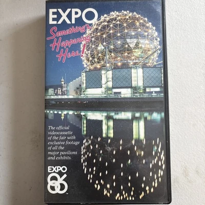 Expo 86 Official VHS of the Fair Exclusive footage- Something's Happening Here - Image 1 of 3