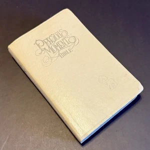 Precious Moments Holy Bible White NKJV Leather 1985 Thomas Nelson Vintage - Imagen 1 de 4
