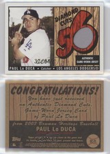 2003 Bowman Heritage Diamond Cuts Red /56 Paul Lo Duca #DC-PL