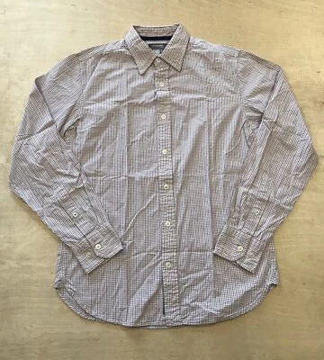 Fossil Brand Shirt Men's Size S Plaid Button Down Classic - Image 1 of 4