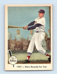 1959 Fleer Ted Williams #60 "Ted Wins Triple Crown" -- NM (back stain) - Picture 1 of 2