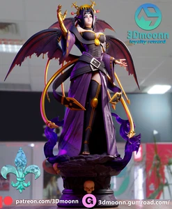 Estatua Digimon Impresa en 3D 16K Hecha en Abanico - Lilithmon Escala 1:6 SIN PINTAR - Imagen 1 de 6