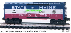 K-LINE 7502 REA 7504 READING 7509 N/H STATE OF MAINE 7511 FRISCO FRT CARS NEW - Picture 1 of 4