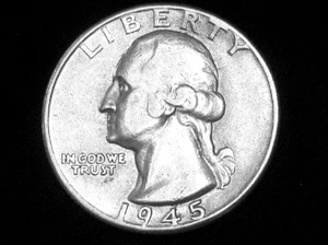 Washington Viertel 1945 --- fast unzirkuliert - Bild 1 von 12