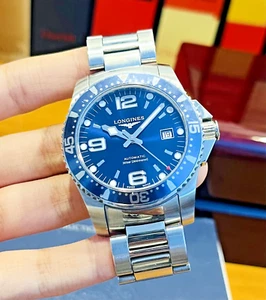 Reloj automático Longines HydroConquest esfera azul Sunburst 41 mm para hombre, juego completo, 2013 - Imagen 1 de 13