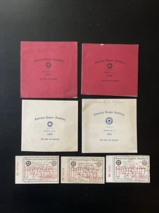 1937-41 American Legion Auxillary Newton NC papel lote tarjetas de membresía + folleto - Imagen 1 de 8