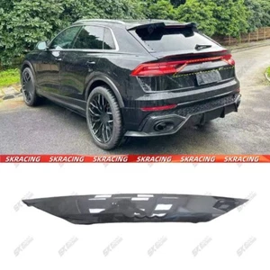 For Audi RS Q8 RSQ8 2020-2024 Real Carbon Fiber Rear Trunk Lid Gate Cover Trim - Picture 1 of 11