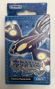 EMPTY DECK BOX Pokemon Japanese Alpha Sapphire Poker Playing Card Deck 2015 - Picture 1 of 2