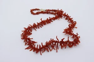 Schöne Korallen Koralle Halskette Collier - Bild 1 von 4