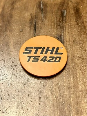 Placa modelo STIHL TS420 4238-967-1501 genuina OEM Foto 1 de 2