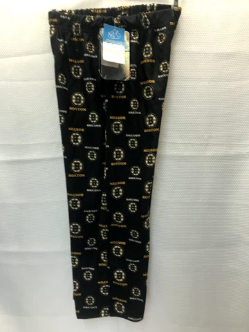 NHL Boston Bruins Childs Unisex All over logo Lounge Pant - XS 4/5 Cover