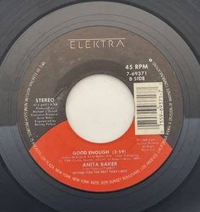 Anita Baker Record Giving You Best I Got 1988 Vintage 45 RPM 7 Inch Elektra - Picture 1 of 4