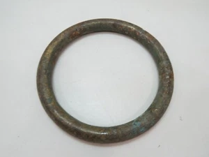7+7/16 x 3/4 INCH BRONZE RING PURSE SEINE GUIDE SAIL BOAT HARDWARE (H3C453C) - Picture 1 of 3