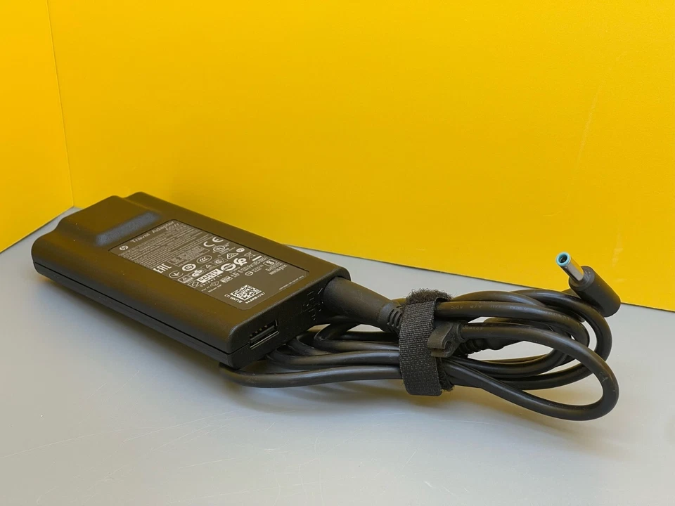 Original Netzteil HP Travel 65W 19.5V 3.33A HSTNN-DA14 blauer Stecker 4,5x3,0 mm - Bild 1 von 1