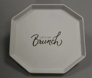 "Let's Do Brunch" Appetizer Tray Plate - New - Picture 1 of 3