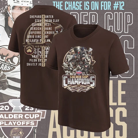 SALE!! Hershey Bears Champions Calder Cup 2023 Hockey Shirt Unisex S-5XL For Fan Cover