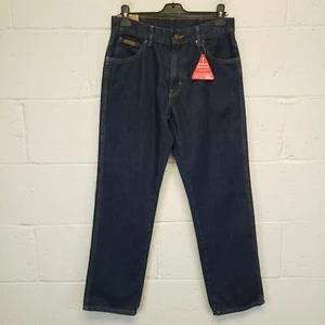 Wrangler TEXAS Jeans W31 L30 Regular Straight Mid Rise Mens Blue (Tag 32/30) - Imagen 1 de 14